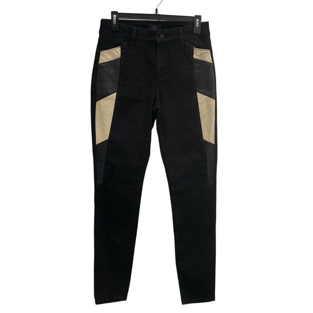 NYDJ Aiden Faux Leather Panel Legging NWOT
